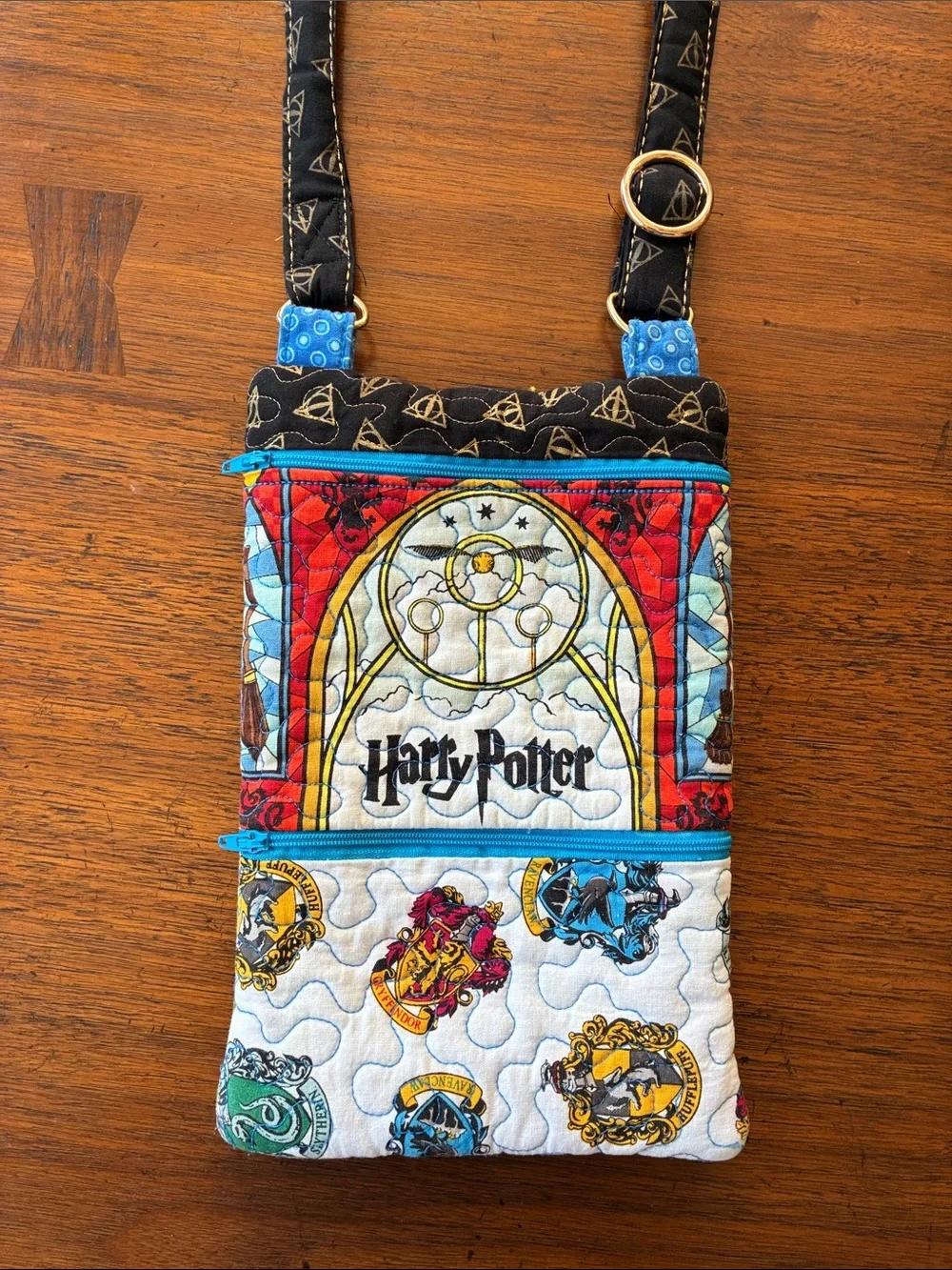Harry Potter handmade crossbody quilted